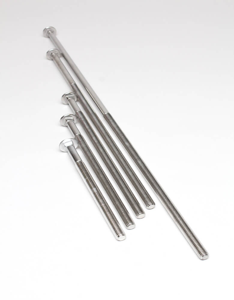 1/2" Stainless Steel Carriage Bolts - DON'T FORGET WASHERS & NUTS