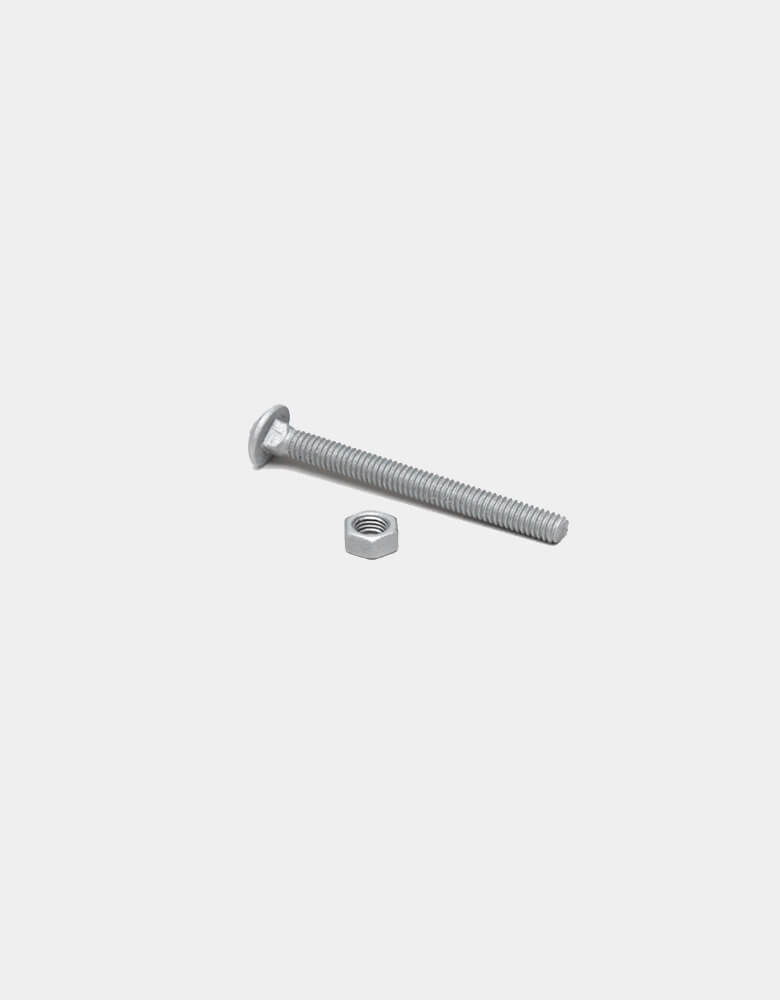 3/8" Galvanized Carriage Bolts