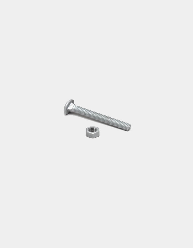 3/8" Galvanized Carriage Bolts