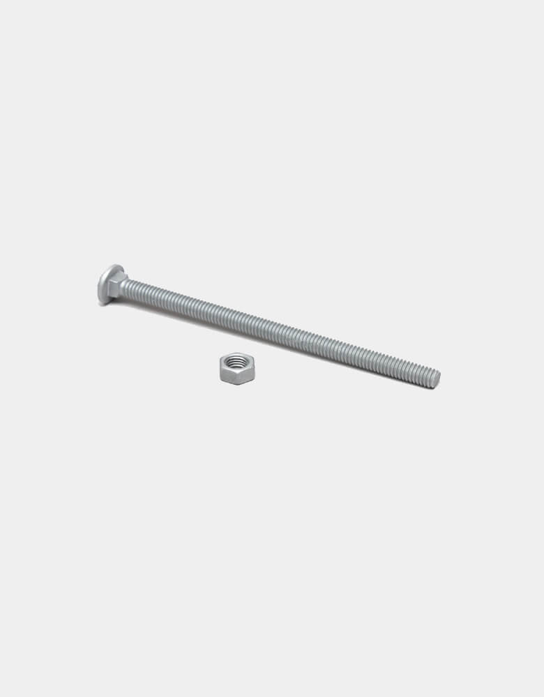 3/8" Galvanized Carriage Bolts