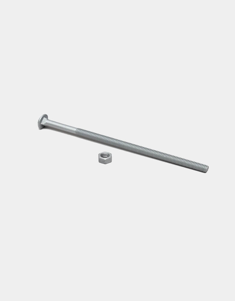 3/8" Galvanized Carriage Bolts
