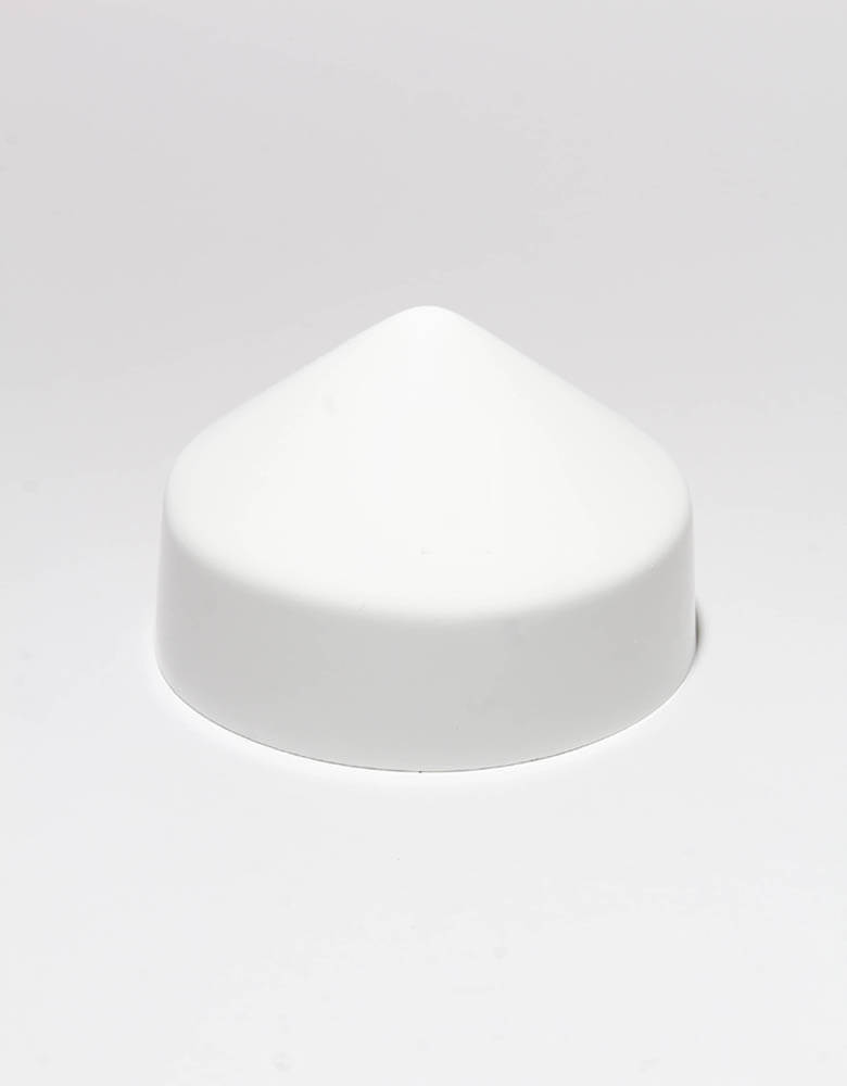White Cone Pile Caps
