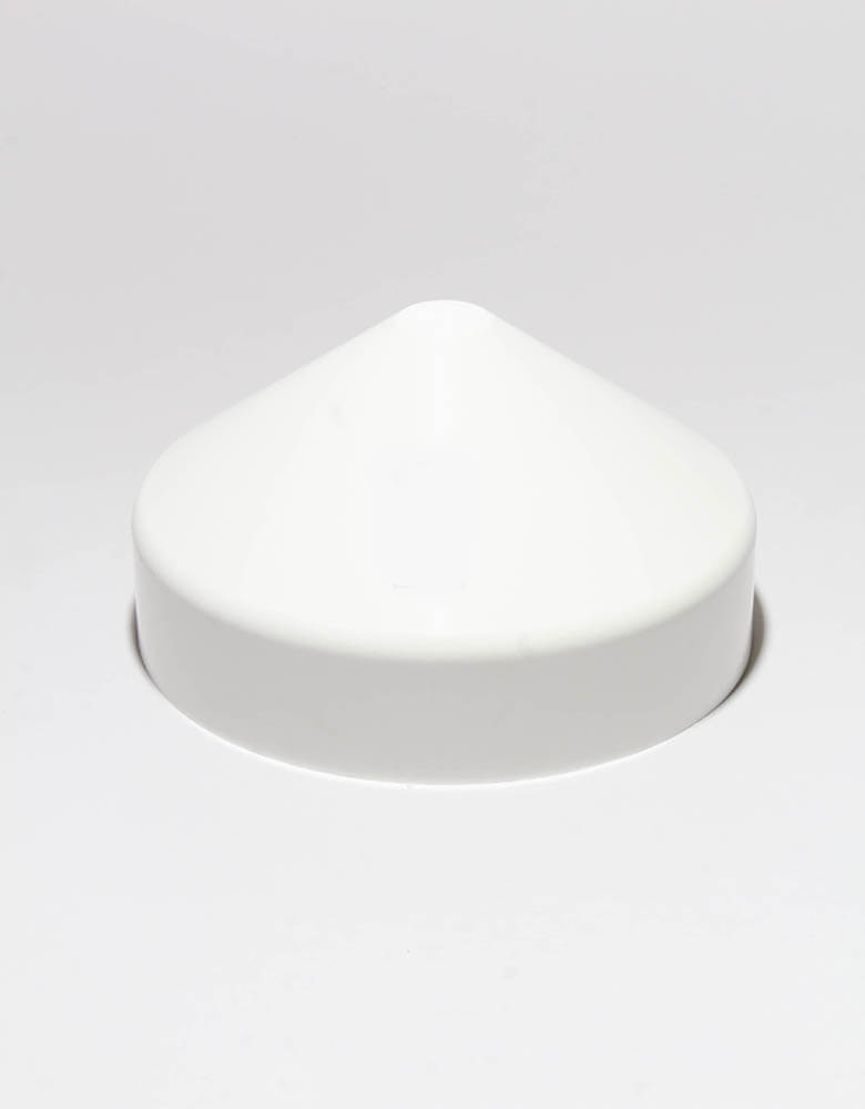 White Cone Pile Caps