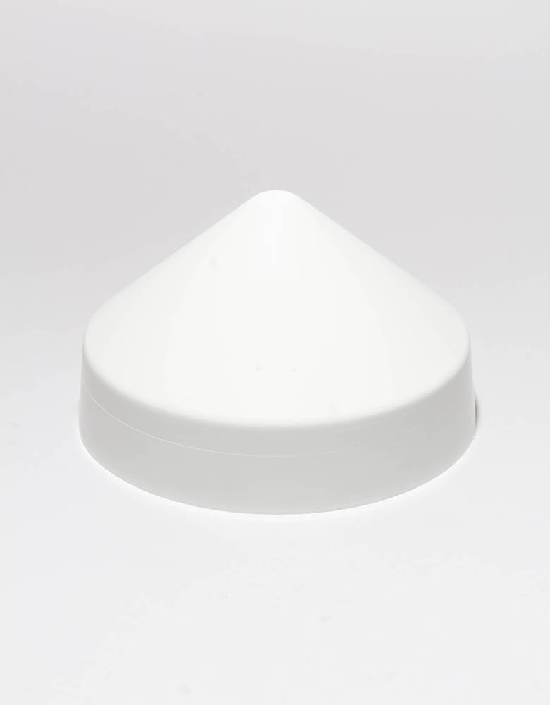 White Cone Pile Caps