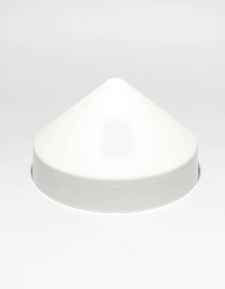 White Cone Pile Caps