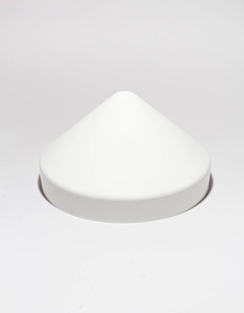 White Cone Pile Caps