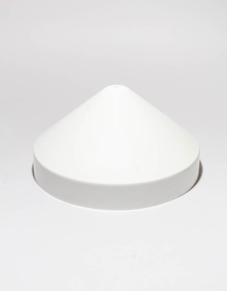 White Cone Pile Caps
