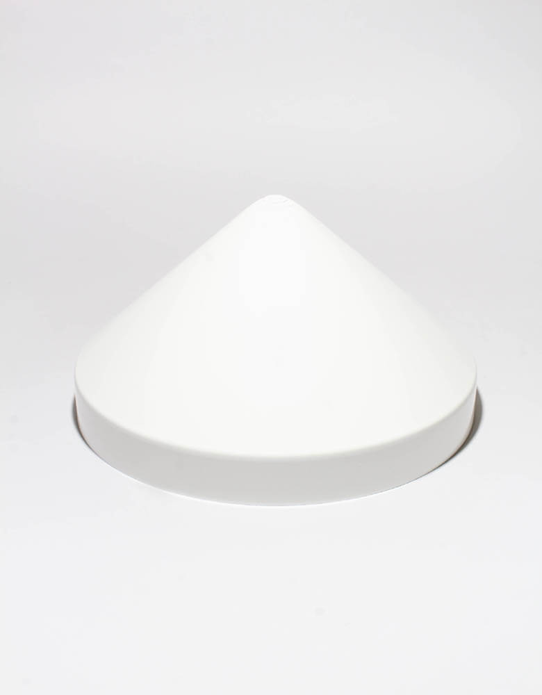White Cone Pile Caps