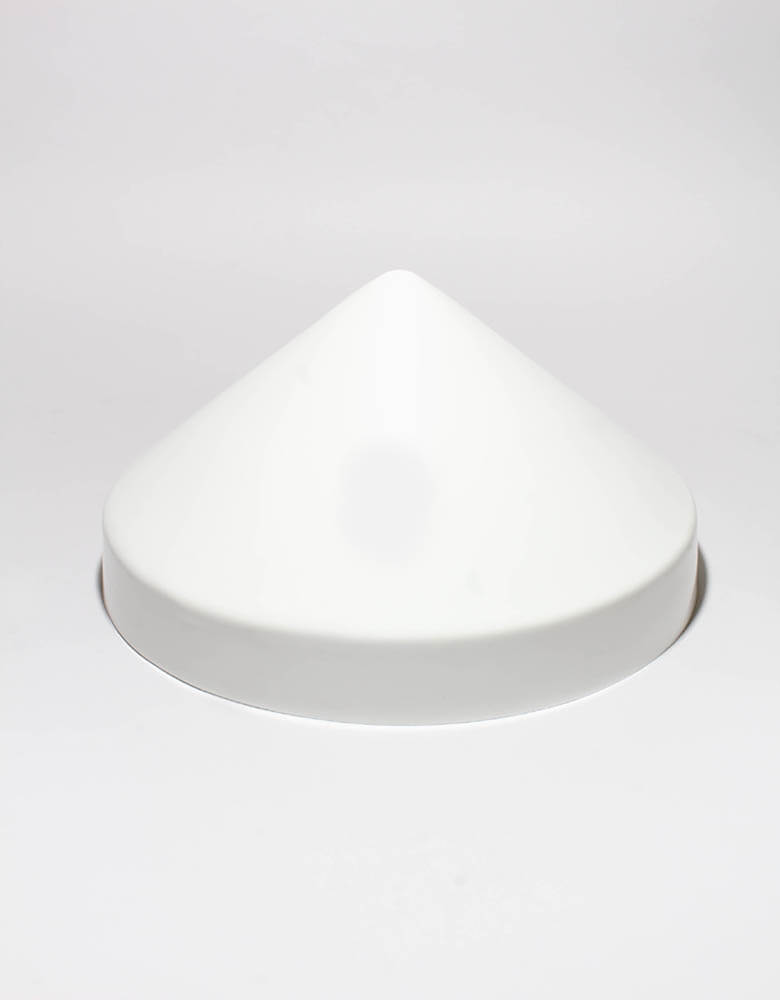White Cone Pile Caps