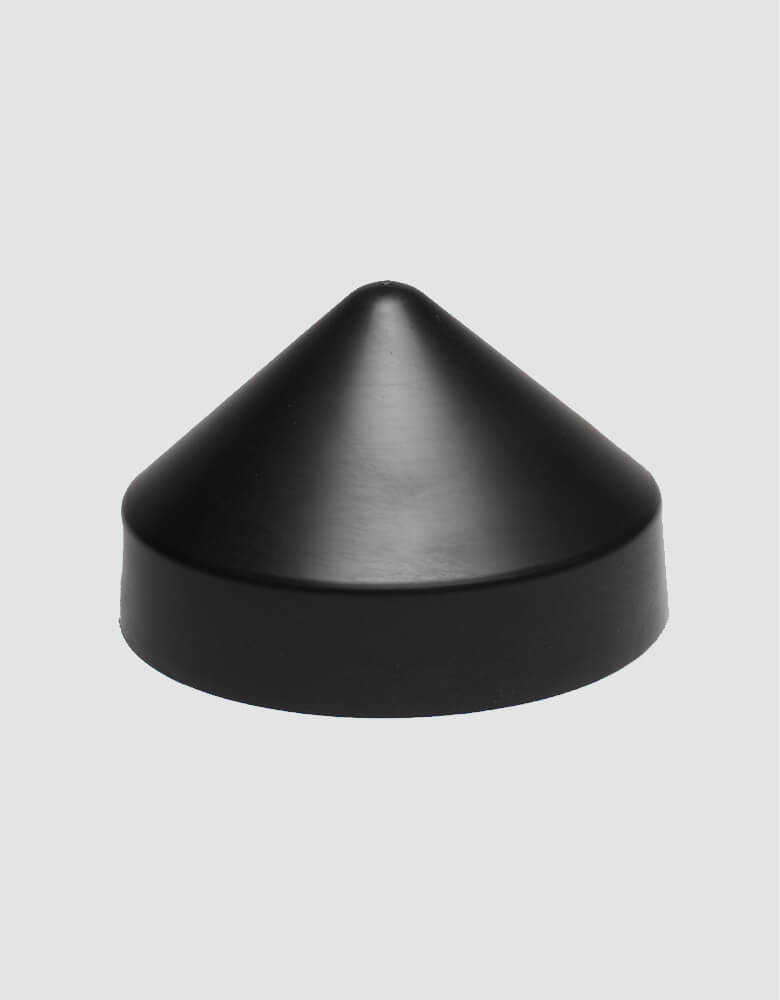 Black Cone Pile Caps