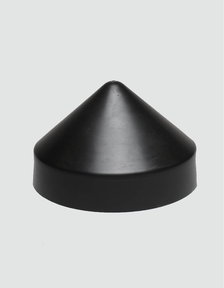 Black Cone Pile Caps