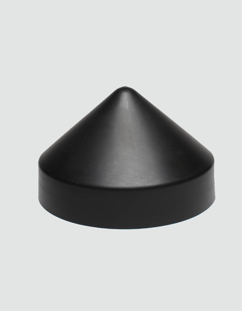 Black Cone Pile Caps