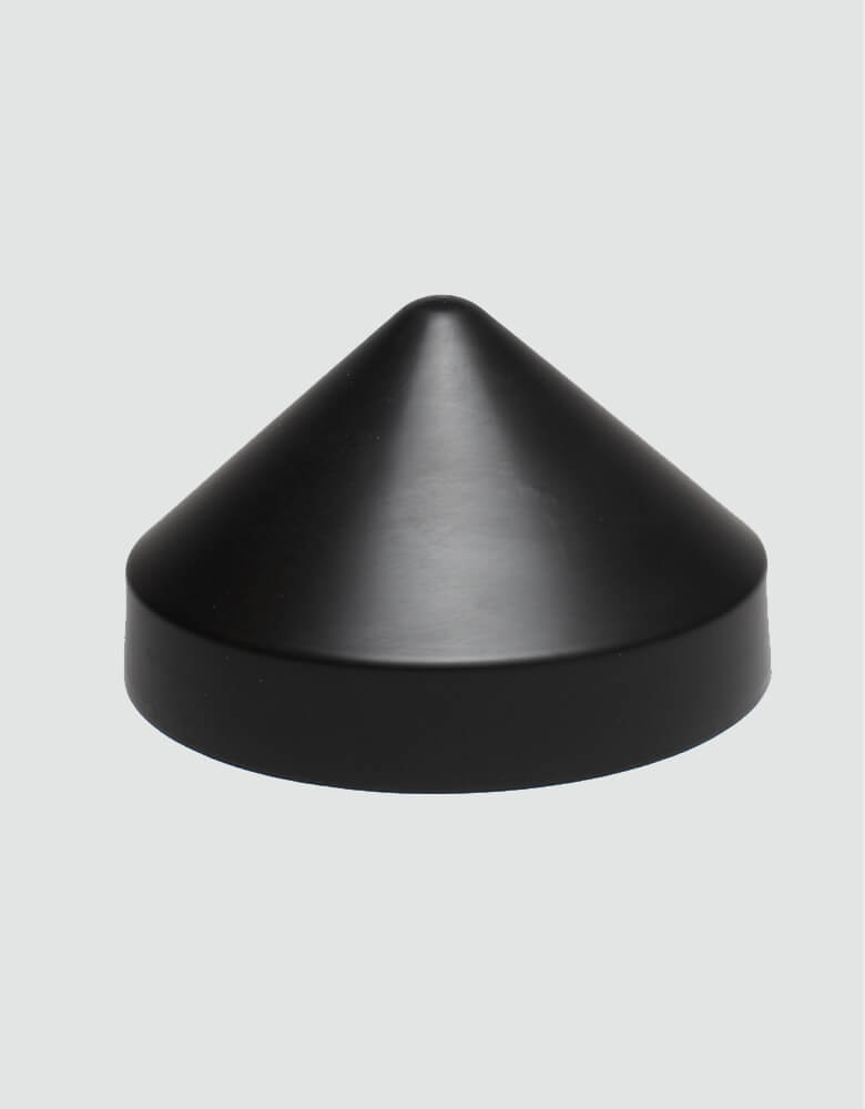 Black Cone Pile Caps