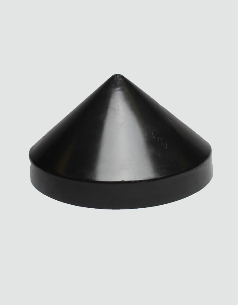 Black Cone Pile Caps