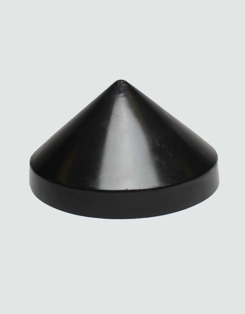 Black Cone Pile Caps