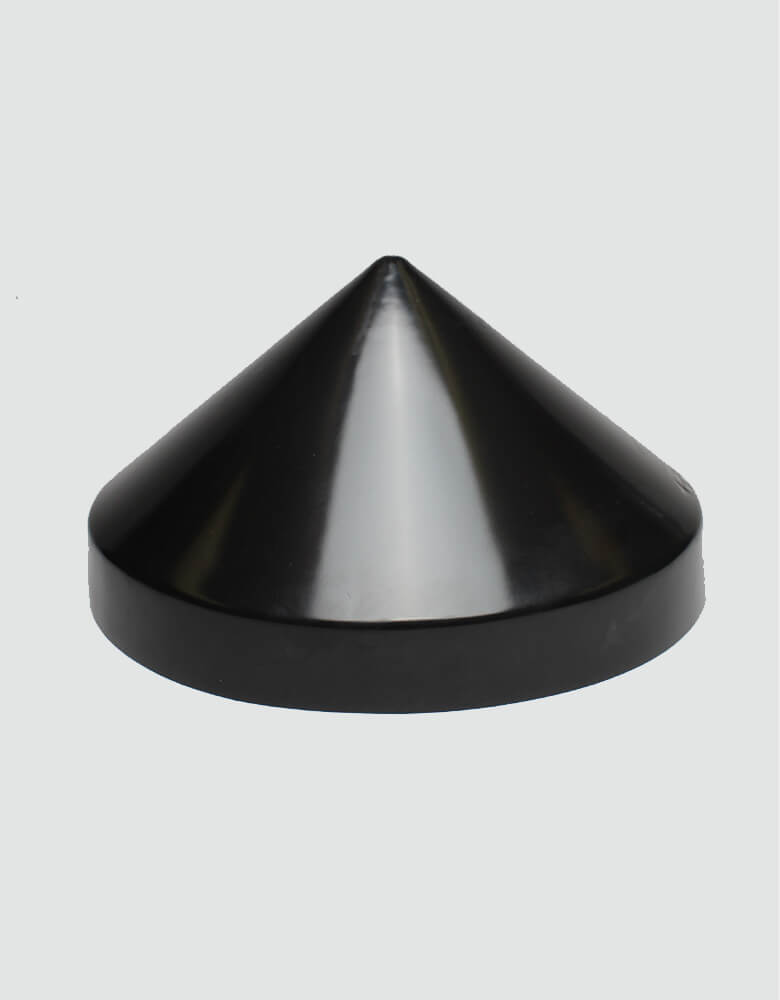Black Cone Pile Caps