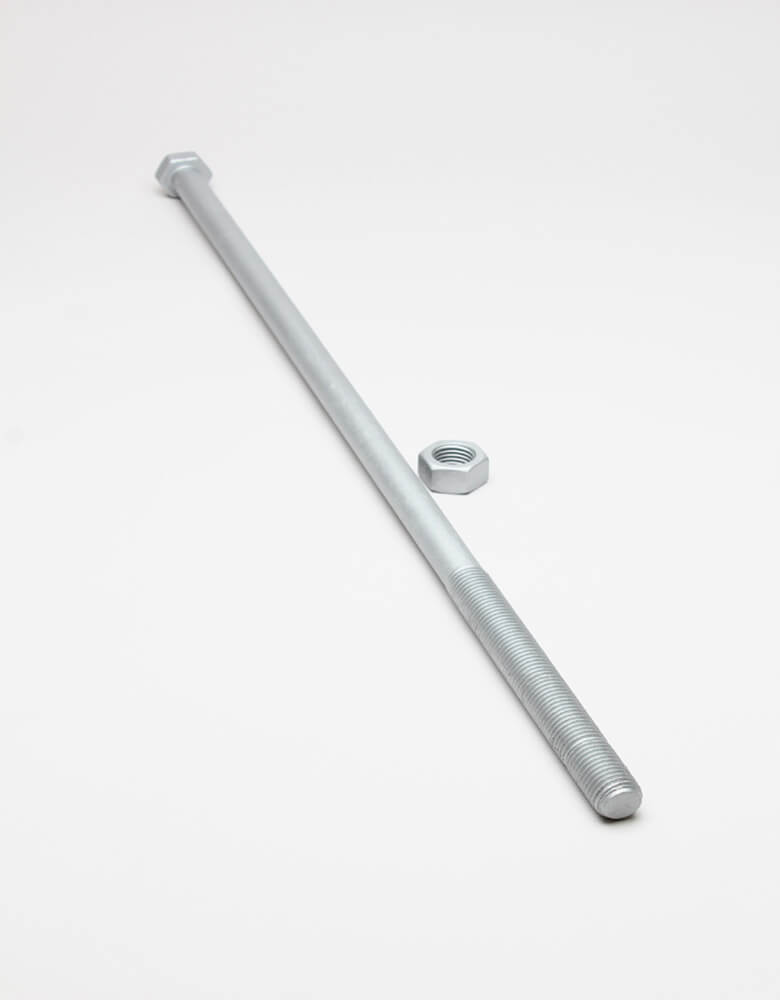 1"  Galvanized Hex Bolts