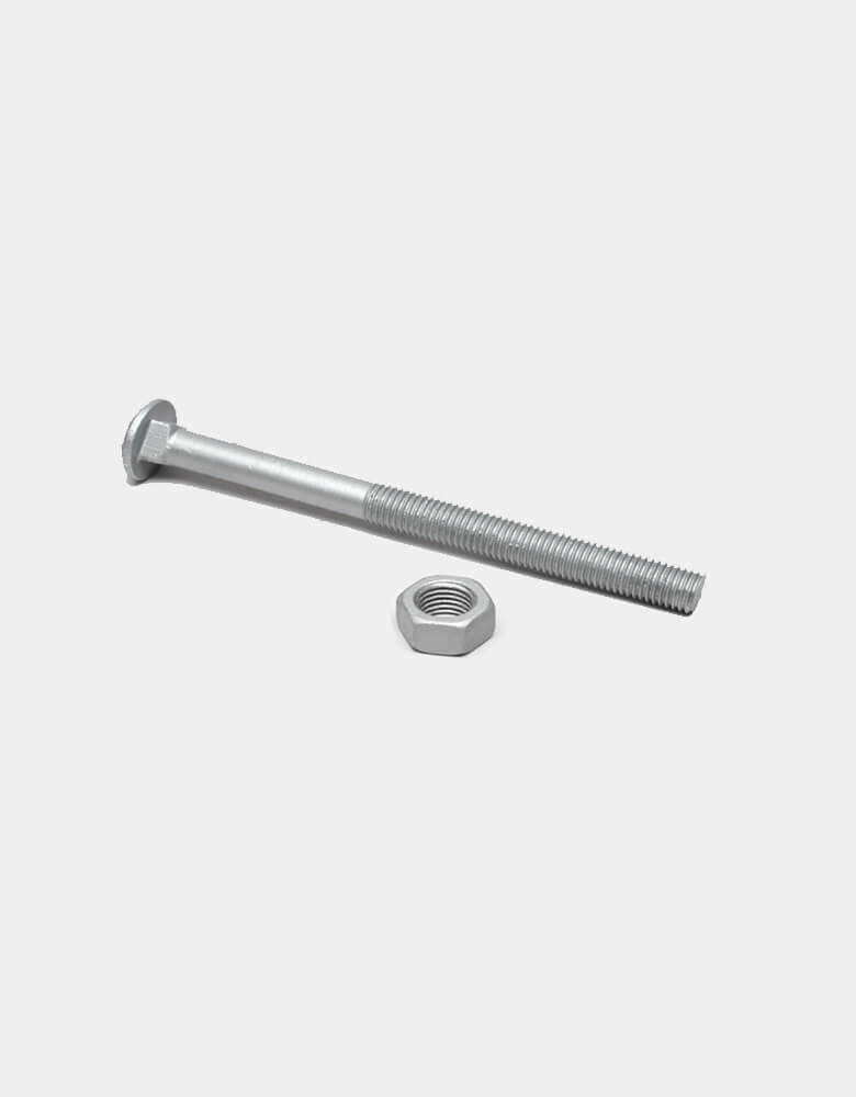 3/4" Galvanized Carriage Bolts