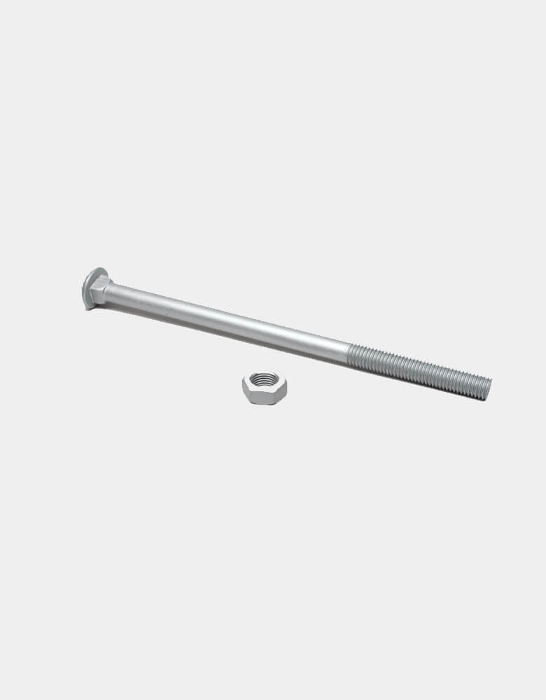 3/4" Galvanized Carriage Bolts
