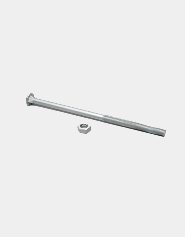 3/4" Galvanized Carriage Bolts