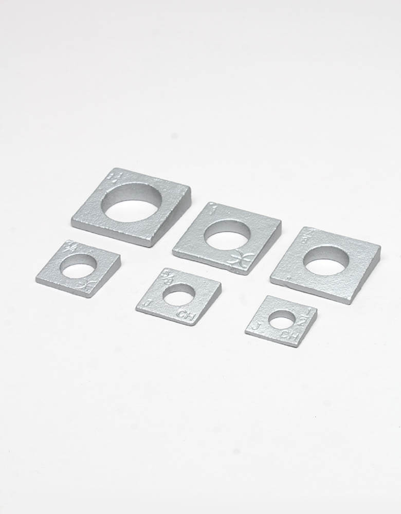 Galvanized Bevel Washer