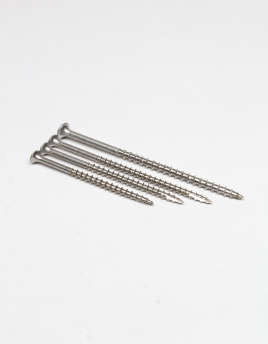50mm A4 MARINE GRADE STAINLESS STEEL DECKING DECK SCREW SQUARE DRIVE HEAD * 150 